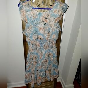 Juniors mini floral dress